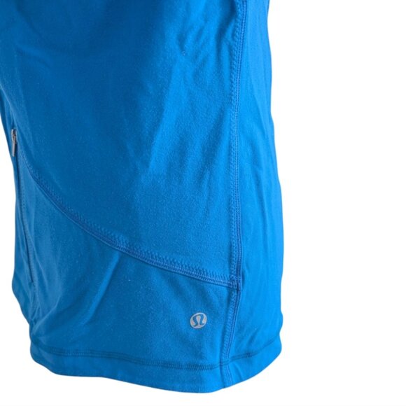 Lululemon Forme Jacket *Brushed Beaming Blue Rel: 11/2012 Thumbholes Women's 8 - Picture 8 of 14
